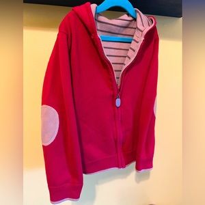 Stylish Reversible Zip-Up Hoodie! Kids size 6.